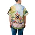 thumbnail image 5 of Happy Mother's Day Chinese Shar-Pei with Sweets and Flowers at a Picnic Hawaiian Shirt Breathable Summer Unisex Merch Dog Lover - 13005, 5 of 6
