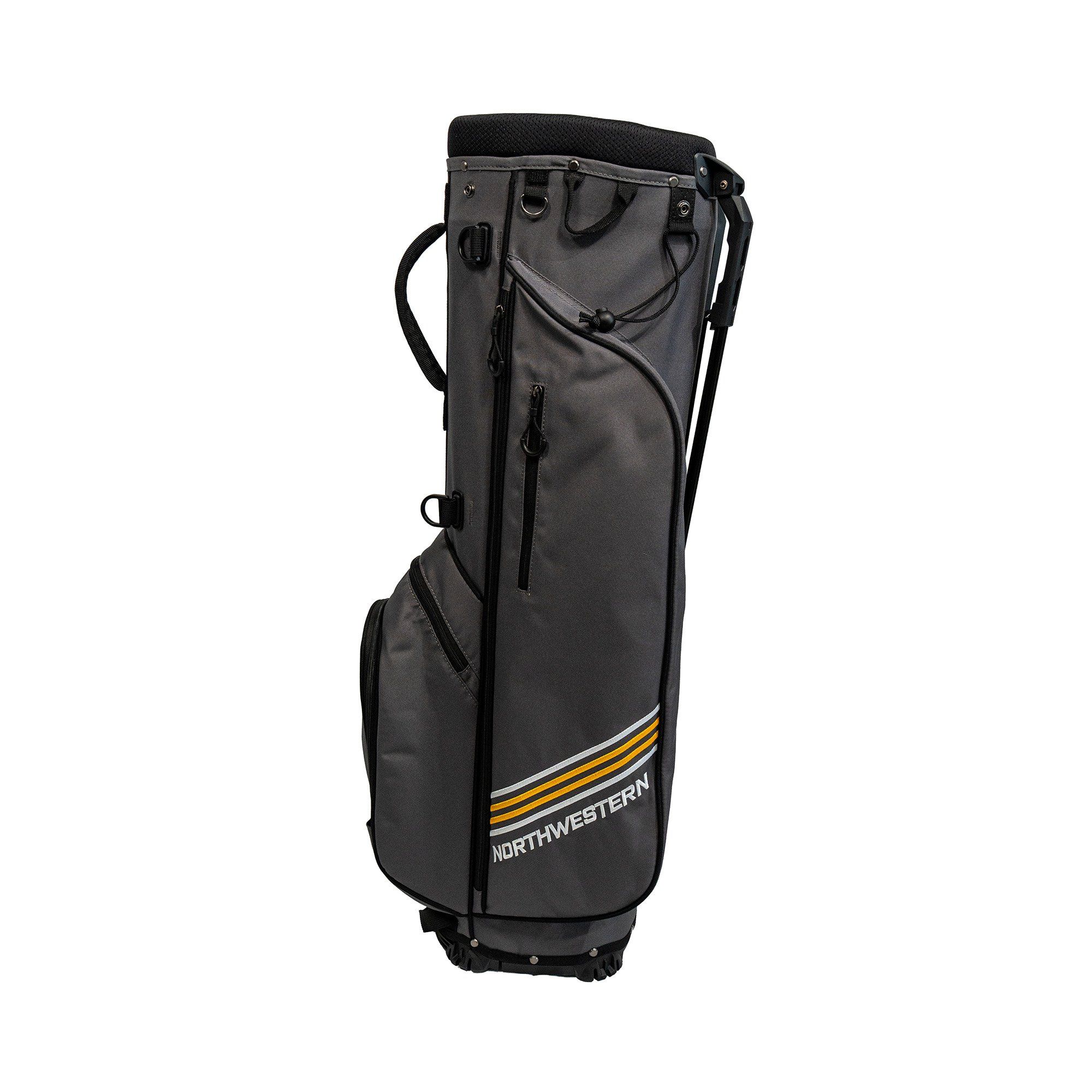 Northwestern Golf Thunderbird Golf Bag – Lightweight 4-Way Divider Stand Bag - Grey