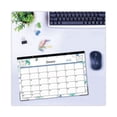 thumbnail image 4 of Lindley Desk Pad, Floral Artwork, 17 x 11, White/Blue/Green Sheets, Black Binding, Clear Corners, 12-Month (Jan-Dec): 2024 | Bundle of 5 Each, 4 of 4