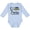 AE-Light Blue, variant on Inktastic I Wear Blue and Yellow for Myself- Down Syndrome awareness Boys or Girls Long Sleeve Baby Bodysuit