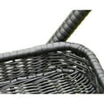 thumbnail image 2 of Wicker Lane ORI002-D Outdoor Black Wicker Patio Furniture Serving Cart, 2 of 2