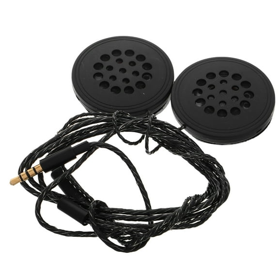 SWETRACE 1Set Motorcycle Accessories Black Plastic Hardhat Headset with 3.5mm for Rides