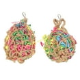 thumbnail image 3 of 2Pcs Bird Shredding Toys Colorful Relieve Boredom Hanging Parrot Shredding Foraging Toys, 3 of 14