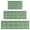 Green Alligators Icons, variant on Green and Pink Dinosaur Pattern Kitchen Rugs Sets Of 3,Kitchen Runner Rugs Non Skid Washable,Decorative Kitchen Floor Mats for Kitchen,Sink,Laundry,17"x30" 17"x47" 17"x59"