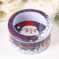 thumbnail image 2 of Christmas Tinplate Cookie Tins Decorative Cookie Gift Tins, Candies Biscuits Treat Boxes Small Gift Case, 2 of 3