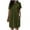 Olive Green, variant on Nrmvnmi Summer Dresses for Women 2024 Casual Solid T Shirt Dress Loose Roll Up Short Sleeve Round Neck Tunic Dress with Pocket for Women Pink SMothers Day Gifts