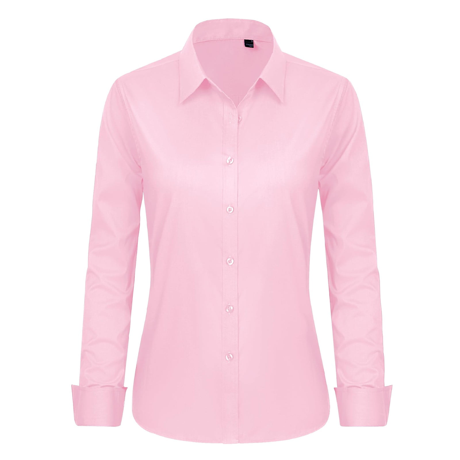Womens Shirts Casual Button Down Shirt Long Sleeve Dress Shirts Stretch Solid Work Blouse Plus Size Tops - Walmart.com Womens Shirts Casual Button Down Shirt Long Sleeve Dress Shirts Stretch Solid Work Blouse Plus Size Tops - Walmart.com