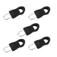 thumbnail image 3 of Wisewang 5/10Pcs/Lot Replacement Zipper Puller For Clothing Zip Fixer For Travel Bag Suitcase Backpack Zipper Pull Fixer For Tent black 5# 5pcs, 3 of 6