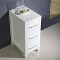thumbnail image 2 of Fresca Torino Armoire Latérale en Lin pour Salle de Bain en Blanc, 2 of 4
