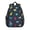Space Cat and, variant on Black Cat Silhouette Pink Pattern Backpack for School, Cute School Bag with Adjustable Shoulder Straps and Padded Back, 15"x11.42"x5.5"
