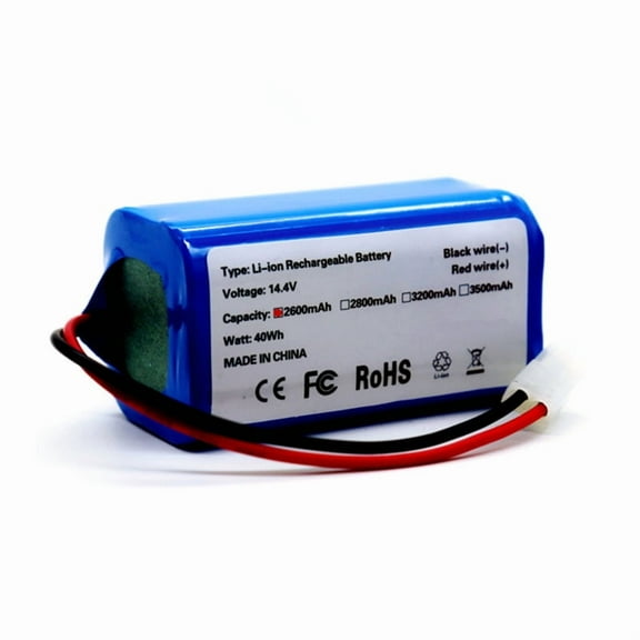 14.8v 2600mAh 14.4v 2.6Ah rechargeable battery for Vacuum Cleaner G1 MC-WRC53 X3 FC9601 FC9602 R30 Robot mop