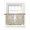 Brown, variant on Light Brown Flowers Sheer Kitchen Tier Curtains 24 Inch length,Rod Pocket Half Curtains Short Drapes,Rustic Boho Ethnic Middle Century Light Filtering Small Window Treatments 2 Pcs 27.5"W x 24"L