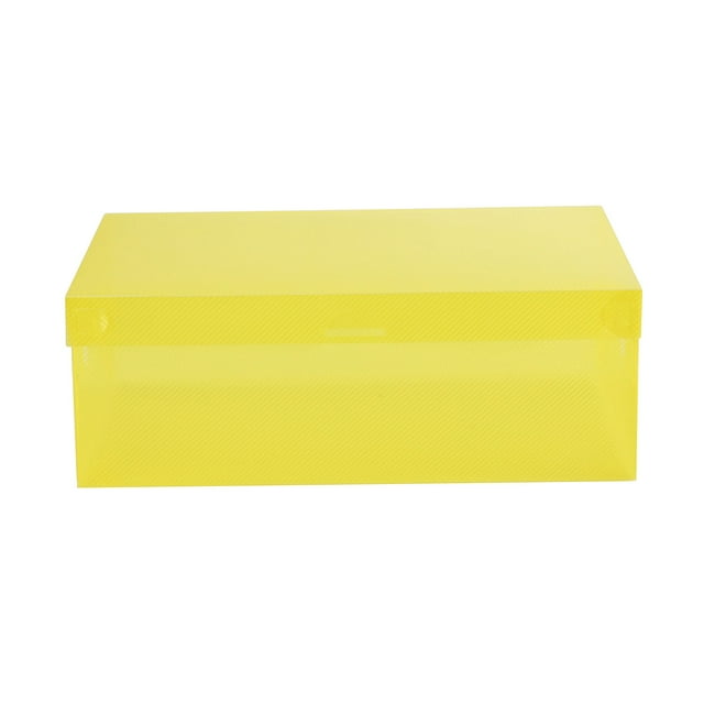 RXIRUCGD Boîte à Chaussures de Rangement Transparente Épaissie à Rabat pour Hommes et Femmes P Boîte à Chaussures Pliable en Plastique Boîte de Rangement pour Enfants Boîte de Rangement