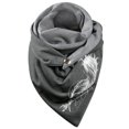 thumbnail image 1 of Écharpes Chaudes d'Hiver de Châles d'Écharpe de Boho d'Impression Vintage de Femmes, 1 of 4