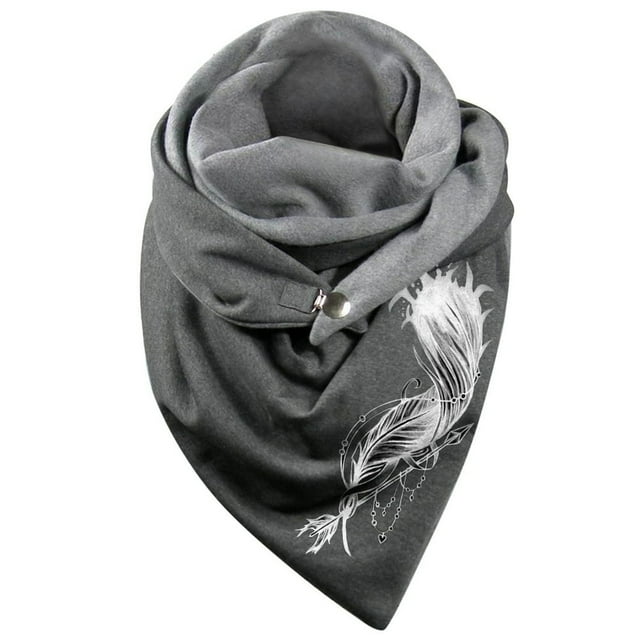 Écharpes Chaudes d'Hiver de Châles d'Écharpe de Boho d'Impression Vintage de Femmes