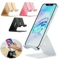 thumbnail image 2 of Universal Aluminum Desktop Stand for Cell Phones and Tablets Convenient Adjustable Holder, 2 of 8