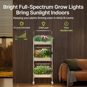 SUNCOZE 3-Tier Hydroponics Growing System Kit with 36 Pods – Full Spectrum Grow Lights Hydroponics System equipped with smart controller, Indoor Herb Garden Kit