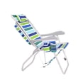 thumbnail image 4 of Ultimate 17 inch High Seat Aluminum Tall Backpack Beach Chair for Adults Heavy Duty | Lay Flat, 5 Reclining Positions | Removable Insulated Cooler Pouch | 300 lbs Weight Capacity, 4 of 9
