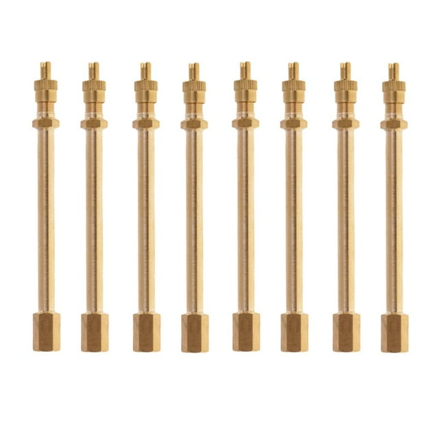 Juego de 8 varils de extensión de vástago de válvu de neumático, camión Baoblaze Válvula de vástago de vástago