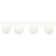 Wright 3/4" White Ball Fringe