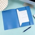 thumbnail image 6 of Folder,Presentation Binder Cover with Flap Document Organizer for Office Meetings Business,Blue, 6 of 9
