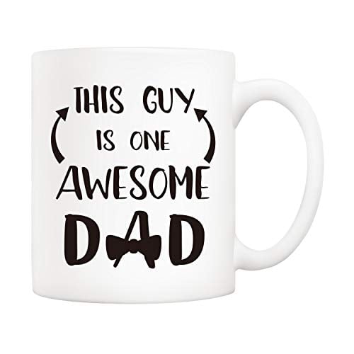 Fathers Day Gift Dad Funny Coffee Mug from Daughter Son Novelty Cup Birthday Mug 