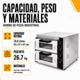 thumbnail image 2 of Horno Electrico Industrial Pizza Pan 40 Cm 300w 350°c Gutstark, 2 of 5