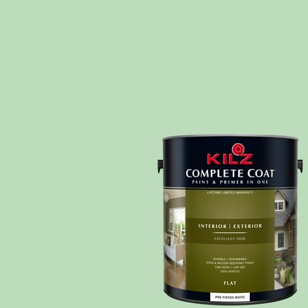 Paint Polished Brass - KILZ COMPLETE COAT Interior/Exterior Paint & Primer in One #RG210-01 Polished Jade