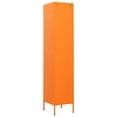 thumbnail image 3 of vidaXL Locker Cabinet Orange 35x46x180 cm Steel, 3 of 5