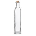 thumbnail image 2 of Darice Clear Glass Decorative Bottle, 1 Count, 2 of 2