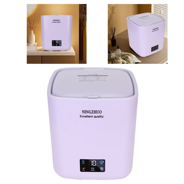 Petite Machine à Laver Portable, Laveuse Automatique Compacte 7L, Écran Tactile LCD pour sous-Vêtements Petits Objets pour Dortoir Famille Appartement RV