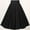 black, variant on Women's vintage retro style high waisted circle skirt