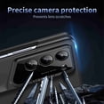thumbnail image 4 of Dteck for Samsung Galaxy Z Fold 4 5G Matte Case, Ultra Slim Hard Rugged PC Shockproof Protective Case with Raised Camera Protection Cover, Black, 4 of 8