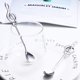 thumbnail image 4 of Cucharas de notas musicales, paquete de 6 cucharaditas creativas y lindas, cucharas de café con forma de notación musical de personal de acero inoxidable 18/10 (nota musical plateada), 4 of 5
