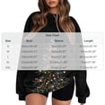 thumbnail image 3 of qelini Christmas Sweatshirts for Women Plus Size Long Sleeve Crew Neck Sweatershirt Christmas Print Pullover Tops, 3 of 5