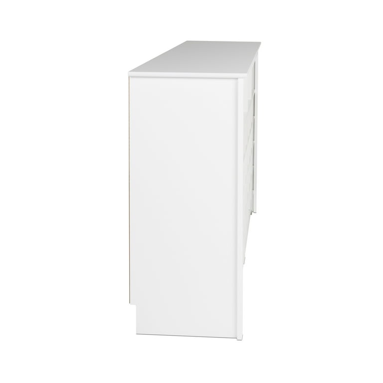 60 Entryway Shoe Cubby Console Drifted Gray - Prepac : Target