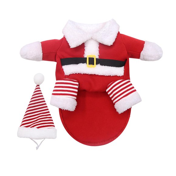 Ropa navideña para mascotas Yuyangstore Disfraz navideño para perros y Gatos 5XL