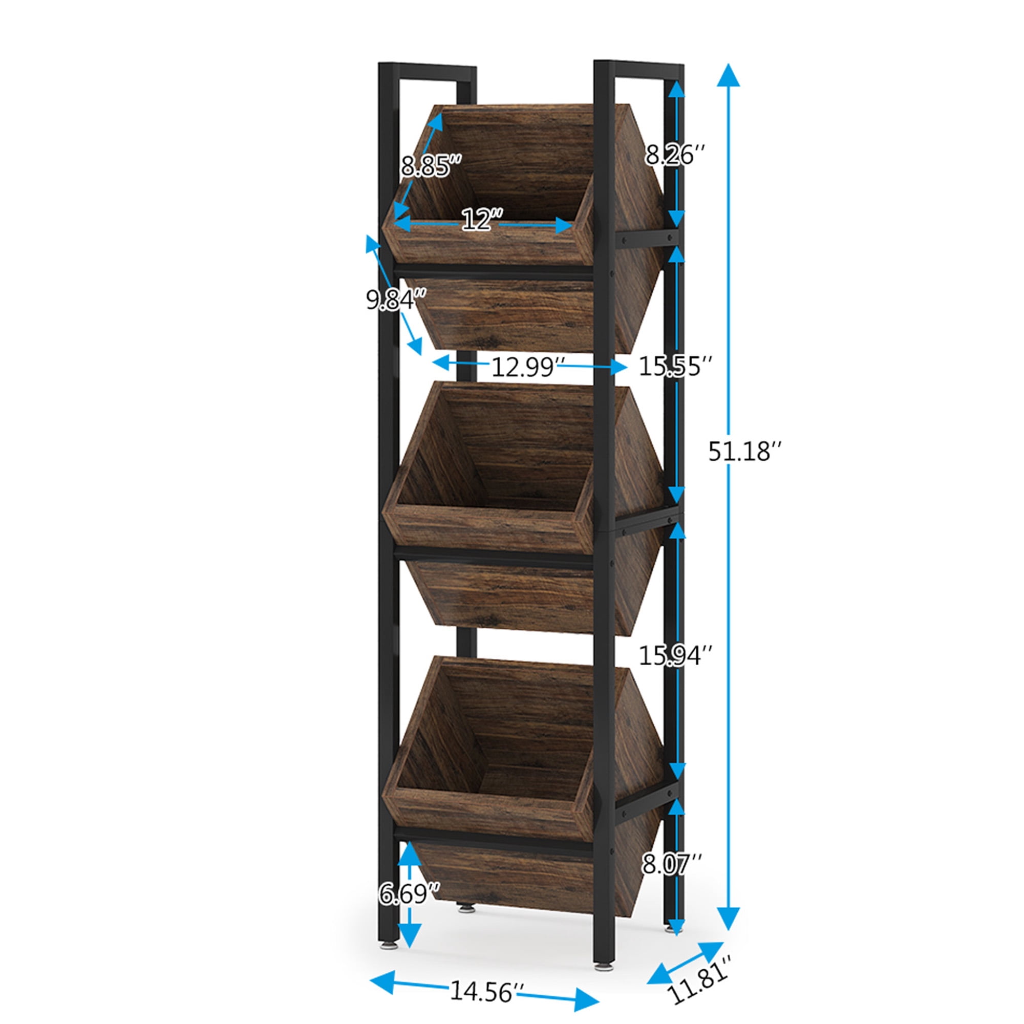 MAYEERTY Angled Design Wine Storage Rack for Neat Organized Wine Area