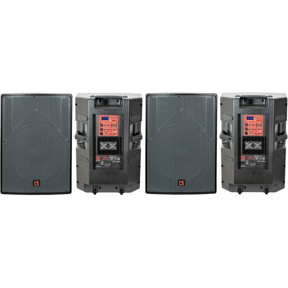 2 MR DJ PRO118BT 18" PRO PA/DJ Speaker<BR/>2-Way 18" PRO PA/DJ Bass Reflex Bluetooth Active Amplified Speaker, 5500 Watts