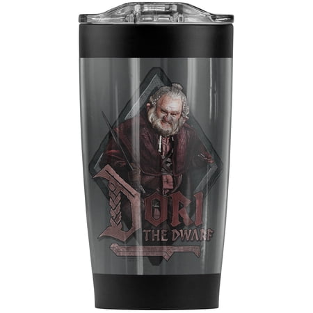 The Hobbit/Dori The Dwarf Stainless Steel Tumbler 20 oz Coffee Travel Mug/Cup Vacuum Insulated & Double Wall with Leakproof Sliding Lid | Great for Hot Drinks and Cold Beverages