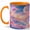 Orange, variant on Candy Rainbow Cloud 11oz Ceramic Mug, Pastel Dream Coffee Cup
