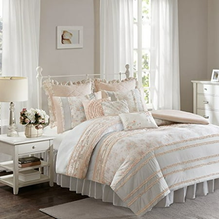 Serendipity Cotton Percale Duvet Cover Set Coral Queen Walmart