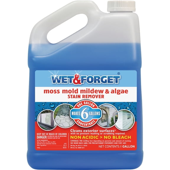 Wet & Forget Wet And Forget Moss, Mold, And Mildew Control3 — Residential Use, Standard Application