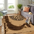 thumbnail image 4 of Helm of Awe Viking Rectangle Area Rug – Indoor/Outdoor – for Living Room, Bedroom – Modern Home Decor Carpet – Non-Slip Backing – Machine Washable – Soft Low-Pile, 4 of 7