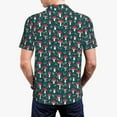 thumbnail image 4 of Balery Amanita Mushroom Printed Men’s Short Sleeve Polo Shirt, Midweight Men's Shirt,Golf Polo shirts -, 4 of 9