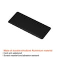 thumbnail image 3 of Unique Bargains 2'x1' Metal Name Plate Anodized Aluminium Self Adhesive Sign Tag Black 20 Pack, 3 of 6