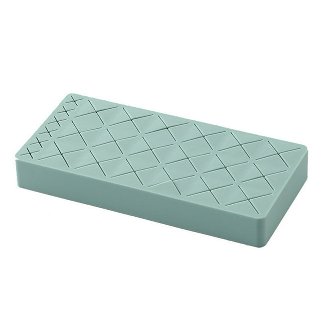 LCXmlly Cosmetic Storage Box Large Capacity Lipstick Storage Box Silicone Lipstick Rack Makeup Brush Holder 8/18/28 Grids Household Organizer