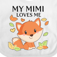thumbnail image 3 of Inktastic My Mimi Loves Me- little fox Boys or Girls Baby Bib, 3 of 3