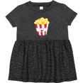 thumbnail image 3 of Inktastic Cute Kawaii Popcorn Girls Baby Dress, 3 of 5