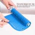 thumbnail image 4 of Eisoary Curling Iron Heat Resistant Mat Anti-slip Silicone Rectangle Portable Flat Iron Hair Straightener Hair Styling Hot Tools Travel Heat Pad Protector Cover Black, 4 of 13